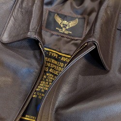 A2 Pilot Ceketi - Domurlu Kahverengi