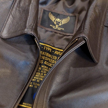 A2 Pilot Ceketi - Domurlu Kahverengi
