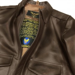 A2 Pilot Ceketi - Antik Kahverengi