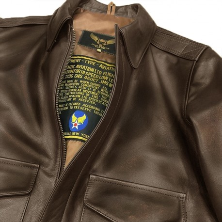 A2 Pilot Ceketi - Antik Kahverengi